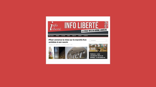 I no-vax credono che Pfizer abbia messo sul mercato un antidoto al suo vaccino (ma non è vero)