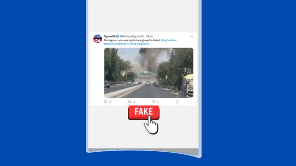 Forse è il caso di smetterla di pubblicare la foto della vecchia esplosione a Kabul?