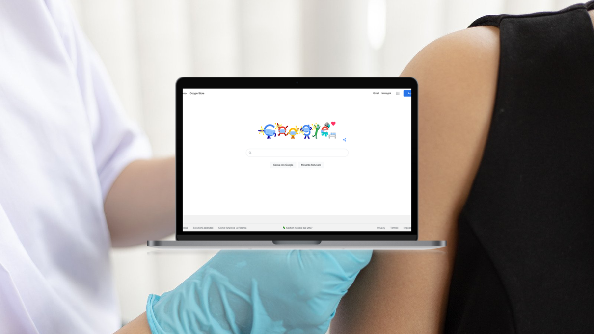 L’home page di Google oggi si autodichiara pro-vax article-post