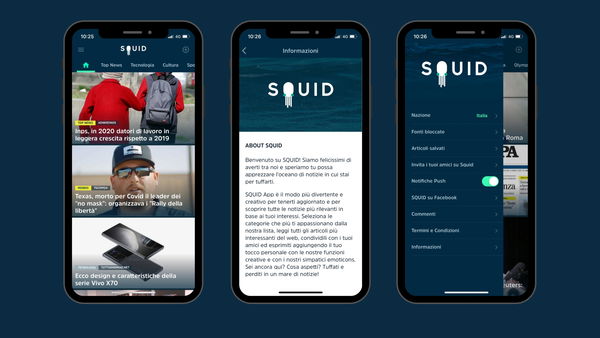 Squid, nel cuore dell’app che aggrega notizie