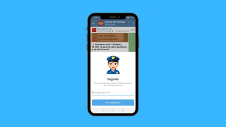 La procura di Torino ha chiesto a Telegram di sequestrare il canale “Basta dittatura” (e Telegram non ha risposto) article-post