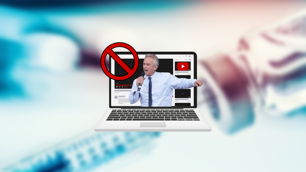 Se sei no vax YouTube ti banna. Anche se ti chiami Kennedy