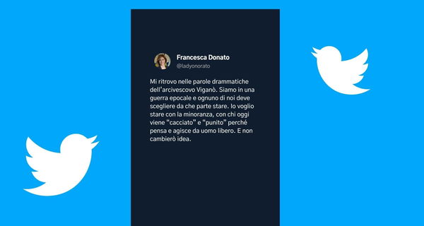 Francesca Donato sospende le pubblicazioni su Twitter (ma torna presto)