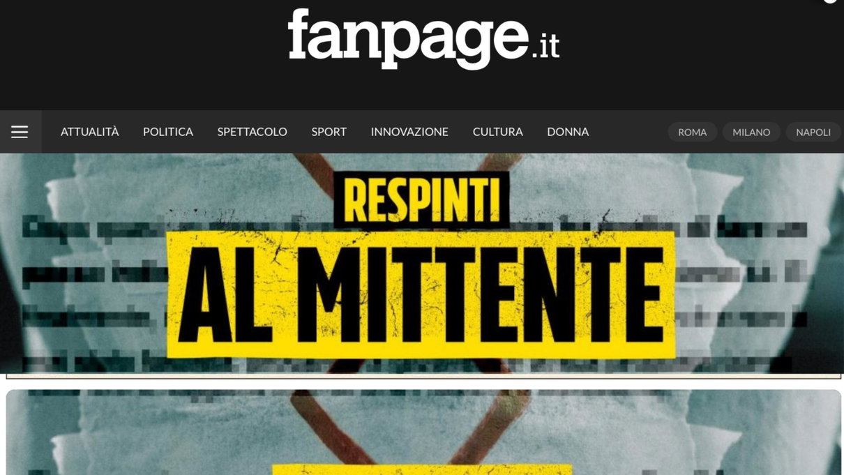 La procura cambia idea sull’oscuramento di Fanpage in 24 ore article-post