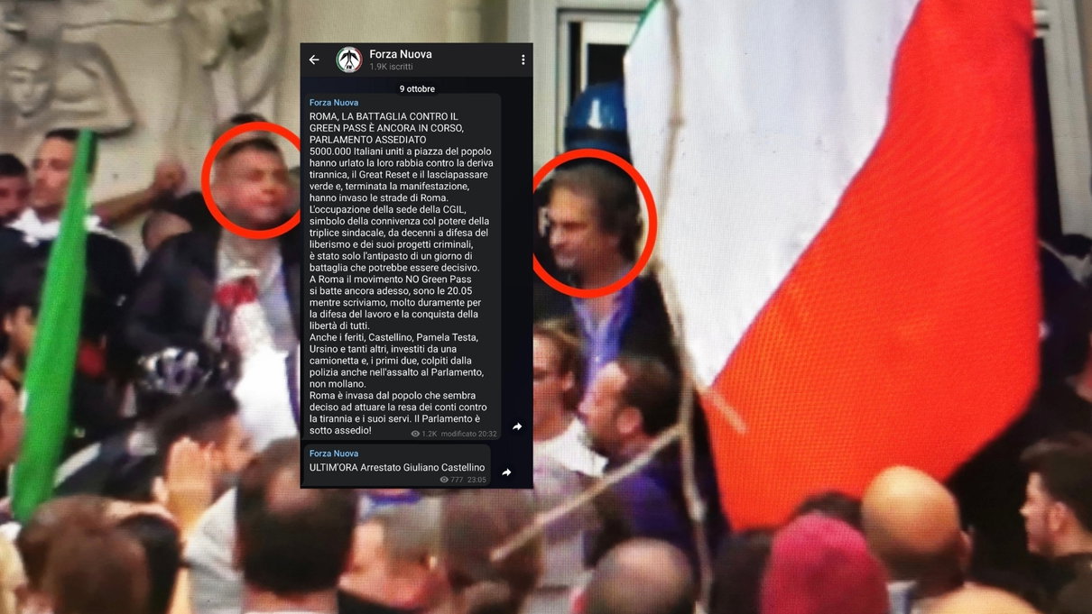 Dai neofascisti di Forza Nuova agli “Io Apro”: su Telegram si rivendica l’assalto alla CGIL article-post