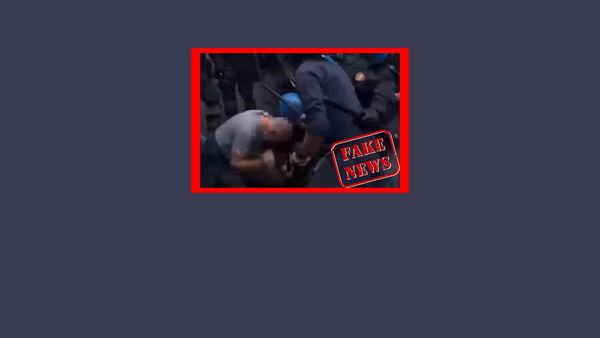 La bufala del dirigente della Polizia infiltrato che ha picchiato un manifestante