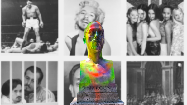 L’intervista (che potrebbe ritorcersi contro di noi in qualsiasi momento) all’artista del busto fake di Marconi