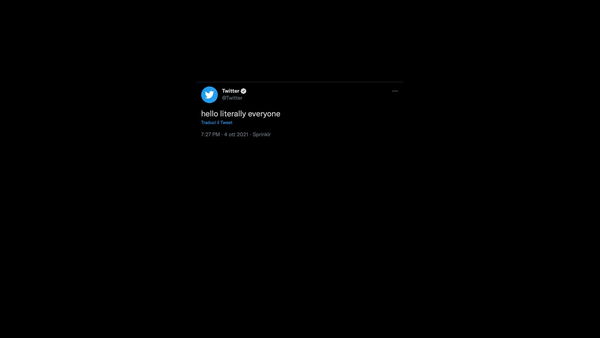Twitter trolla Facebook e dice “hello” «letteralmente a tutti»