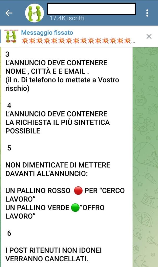 annunci lavoro no green pass 2