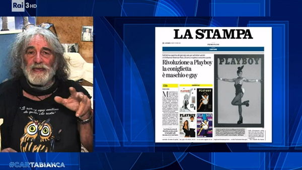 Le critiche alle parole di Corona sulla copertina di Playboy a Cartabianca arrivano anche da casa Rai