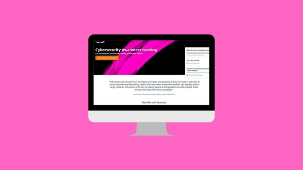 La guida gratuita di Amazon sulla cybersecurity disponibile per singoli utenti e aziende