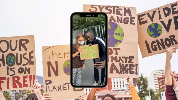 Chi nega il cambiamento climatico se la prende con Khaby Lame per quel video con Greta Thunberg