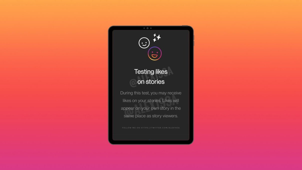 I like alle storie Instagram compariranno vicino al numero delle persone che hanno visualizzato article-post