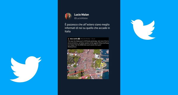 Lucio Malan di FdI condivide la foto della Street Parade di Zurigo credendo che si tratti di Trieste