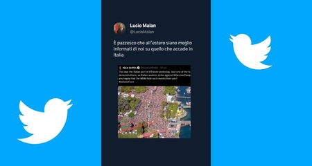 Lucio Malan di FdI condivide la foto della Street Parade di Zurigo credendo che si tratti di Trieste article-post