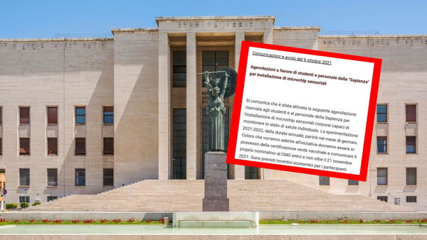 La Sapienza non offre agevolazioni a studenti e personale per installare microchip sensoriali corporei