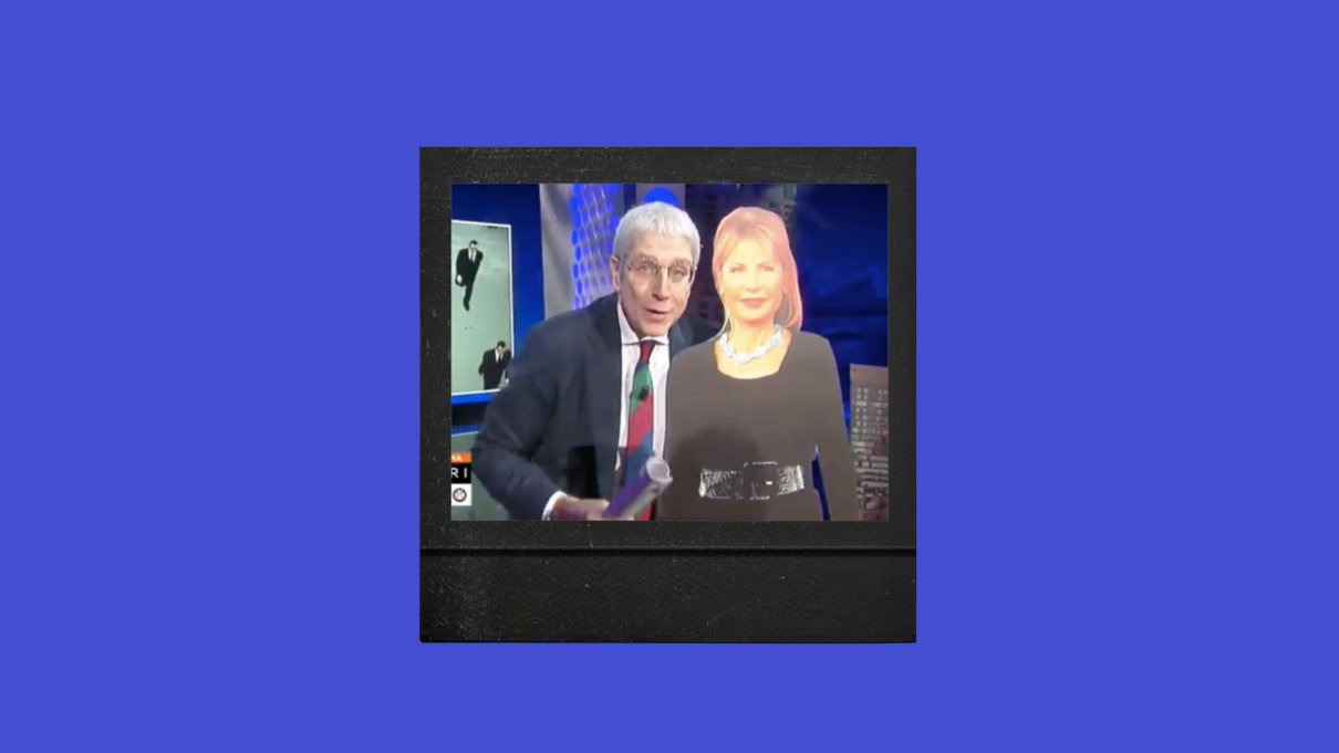 Lilli Gruber imita Mario Giordano, un video che passa da un gruppo Facebook alla prima serata tv article-post