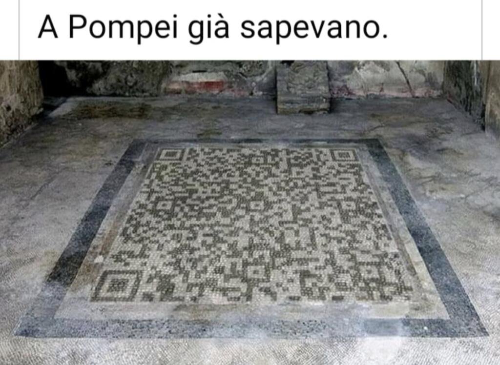QR Code Pompei fake