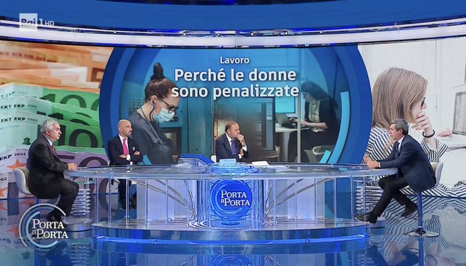 Quel momento a Porta a Porta dove quattro uomini spiegano perché le donne sono penalizzate sul lavoro article-post
