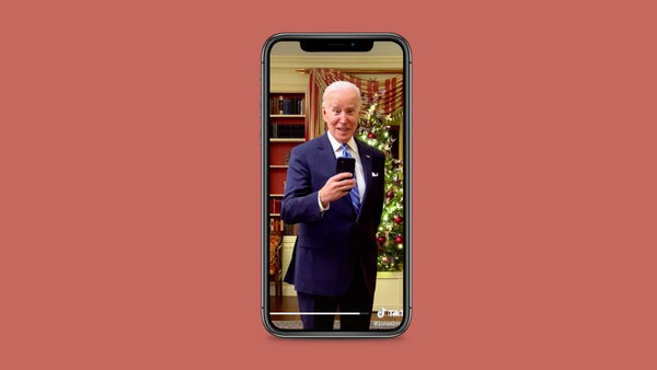 Lo avete visto Joe Biden per la prima volta su TikTok?