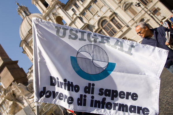 L’Usigrai se la prende con chi ha anticipato di un’ora Storie Italiane per mascherare lo sciopero