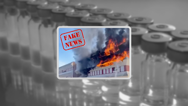 La bufala del deposito vaccinale incendiato in Italia che gira in tutto il mondo