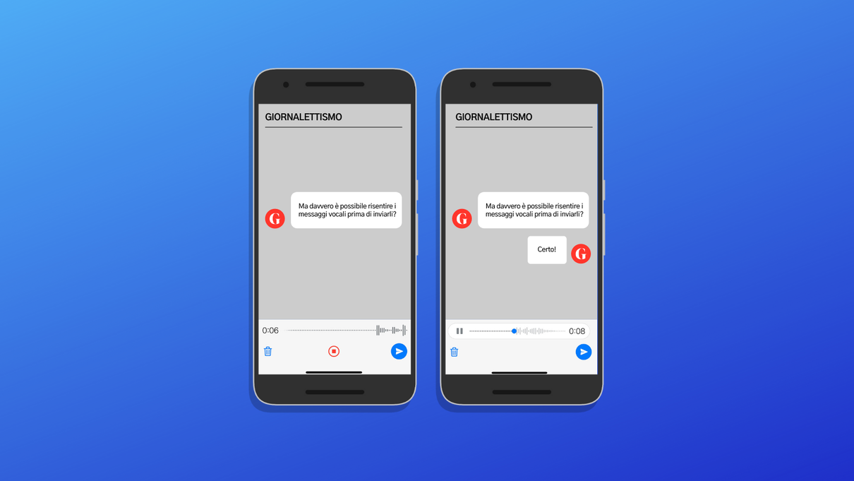Ora è possibile ascoltare i vocali di whatsapp prima di inviarli e fare brutte figure article-post