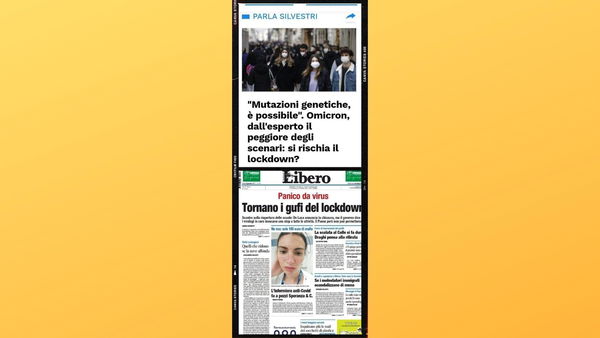 Lo strano caso di Libero che si colpisce da solo parlando di «gufi del lockdown»