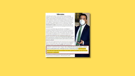 Lo scontro Salvini-Riformista. Il leghista: «Insinua che mi droghi». Sansonetti: «Ipotesi che sia eterodiretto» article-post