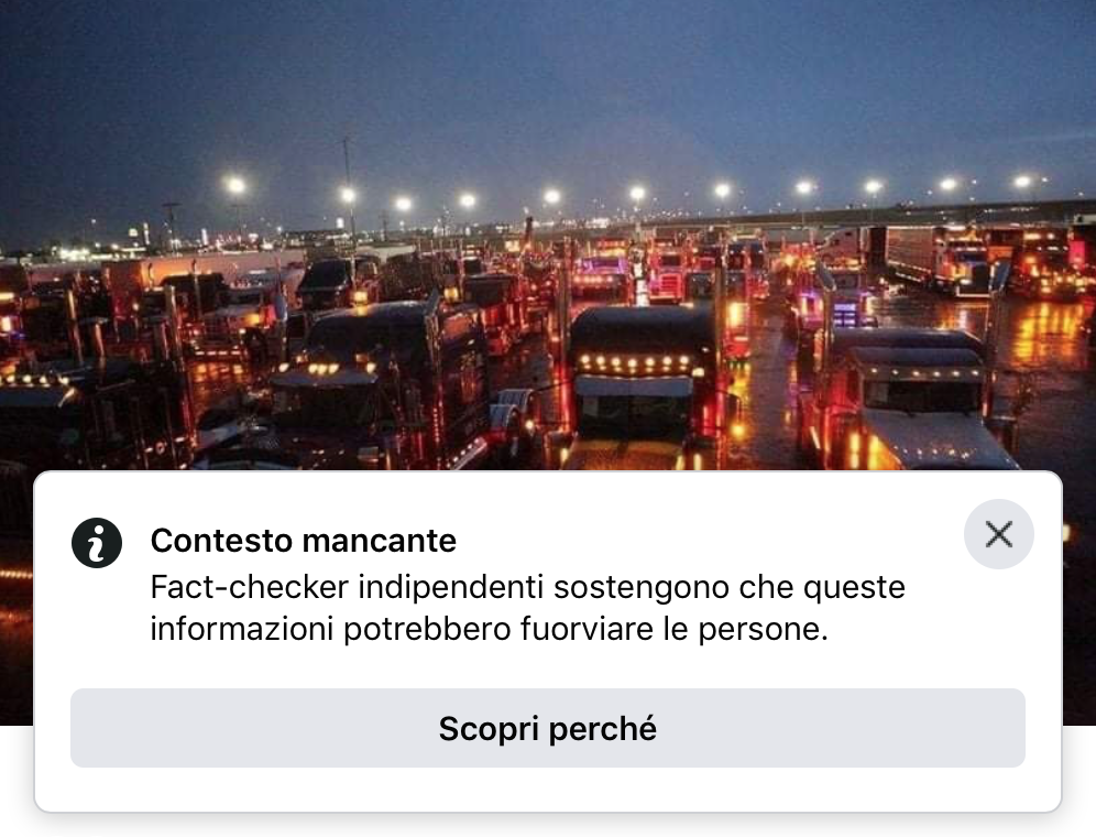 camionisti in Canada