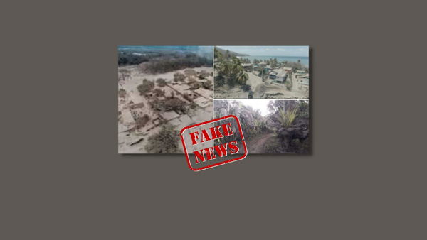 Il pasticcio con le immagini di Tonga coperta di cenere (che non è Tonga)