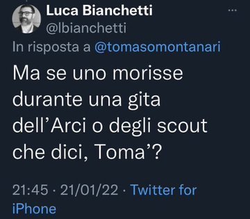 tweet Bianchetti