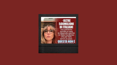 No, non ci sono 500 milioni di italiani che non lavoreranno per il green pass (e non ci sono 500 milioni di italiani in assoluto) article-post