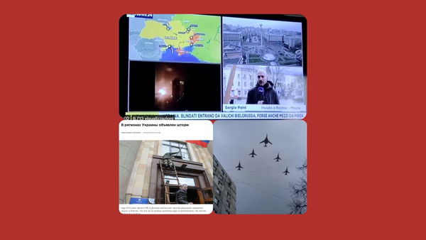 L’inevitabile diffusione di foto e video che, fuori contesto, vengono definiti «attacchi all’Ucraina»