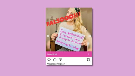 No, Katia Follesa non ha mai sponsorizzato alcun prodotto dimagrante article-post