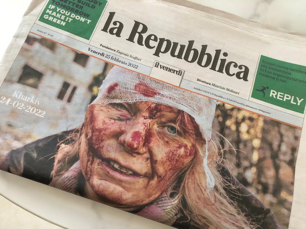 Il becero tentativo di screditare la foto simbolo dell’invasione dell’Ucraina associandolo a una fuga di gas del 2018 article-post