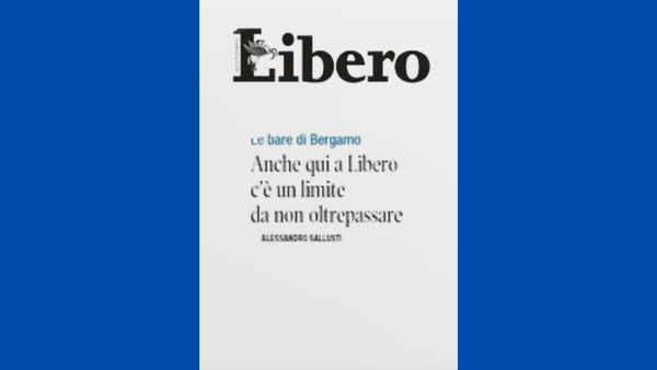 Sallusti scrive che «anche a Libero» ci sono dei limiti