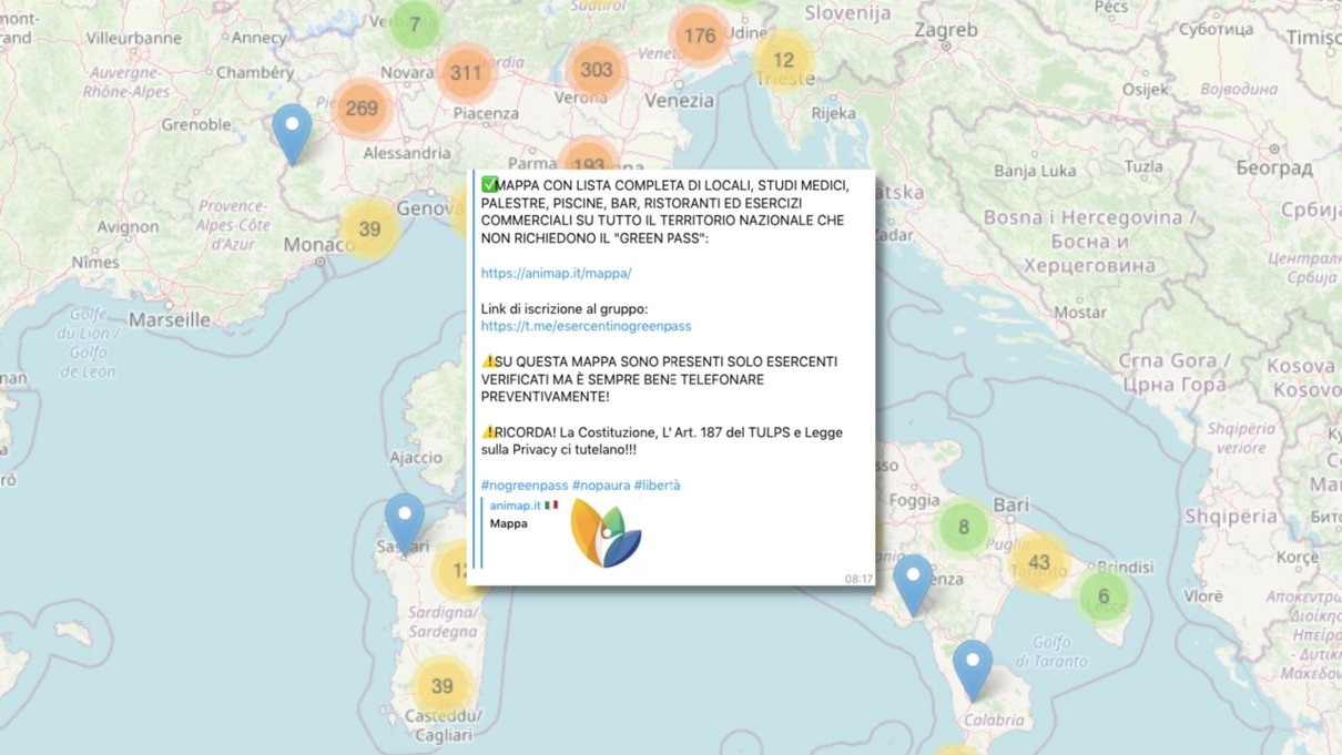 Da Telegram ad Animap, gli strumenti online per gli esercenti no green pass article-post
