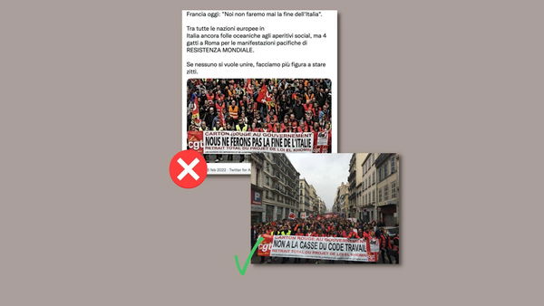 La bufala dei francesi che non vogliono fare «la fine de l’Italie»