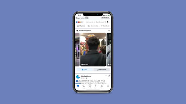 Siete pronti allo sbarco dei reels su Facebook?