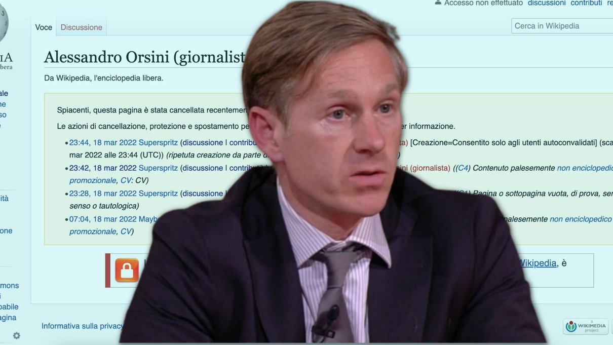 Perché Wikipedia ha rimosso la pagina su Alessandro Orsini article-post