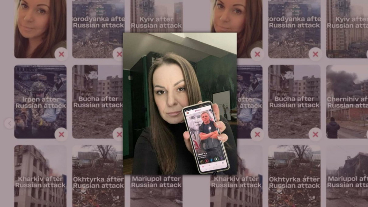 Kinga Szostko fa colpo su Tinder su uomini russi per mostrare loro le immagini della guerra in Ucraina article-post