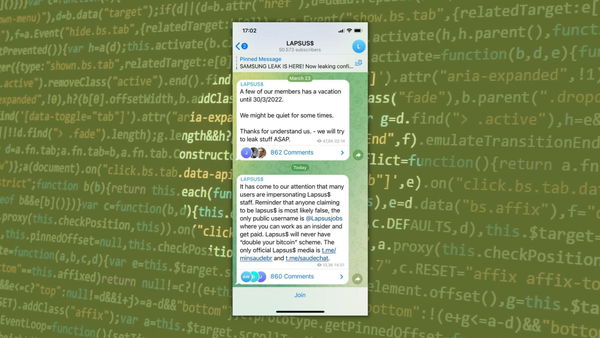 Cosa sta succedendo nel canale Telegram di Lapsus$ dopo l’arresto del leader 16enne