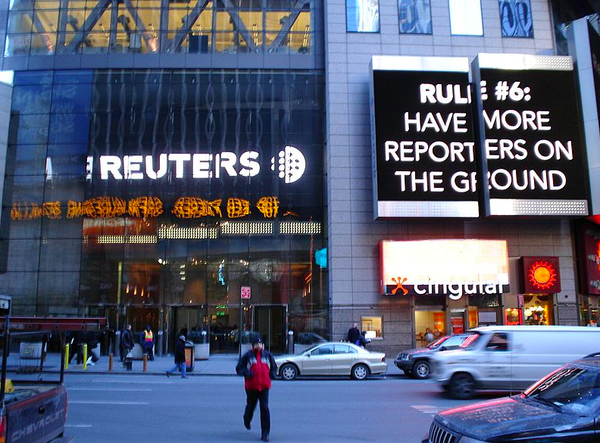 Reuters rimuove l’agenzia di stampa russa TASS dal suo mercato dei contenuti