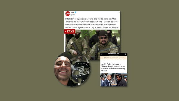 No, Steven Seagal non sta combattendo accanto ai russi e l’articolo della CNN è una parodia
