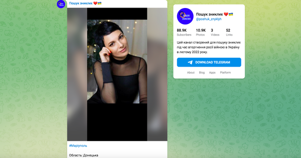 Il gruppo Telegram che rintraccia i parenti scomparsi in Ucraina