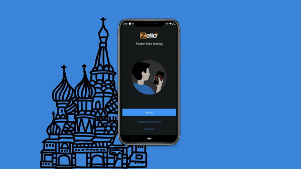 Il ban della Russia all’app Zello, usata per comunicare nel Paese