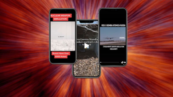 Su TikTok si sta diffondendo una disinformazione sulla guerra nucleare da 40 milioni di views