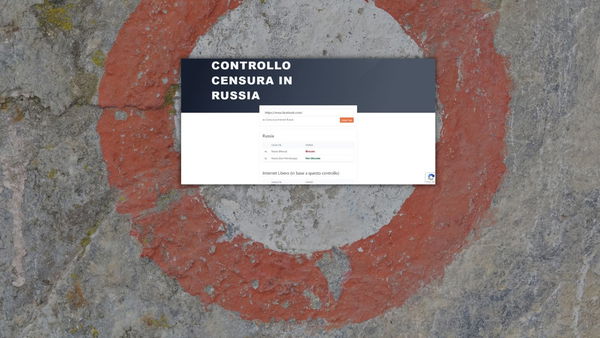 Il tool per monitorare i siti bloccati in Russia
