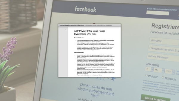 Secondo un documento interno sulla privacy di Facebook, il social non saprebbe dove vanno a finire i dati dei suoi utenti